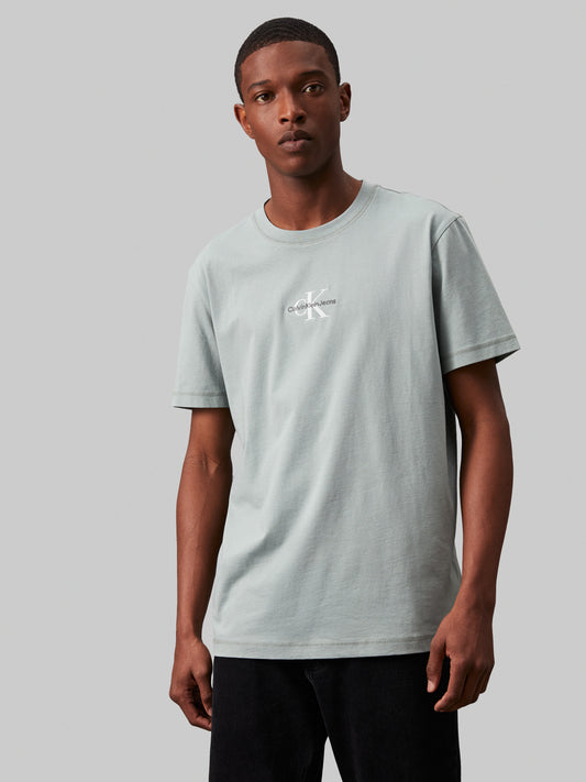 CK MONOLOGO TEE -SLATE GRAY