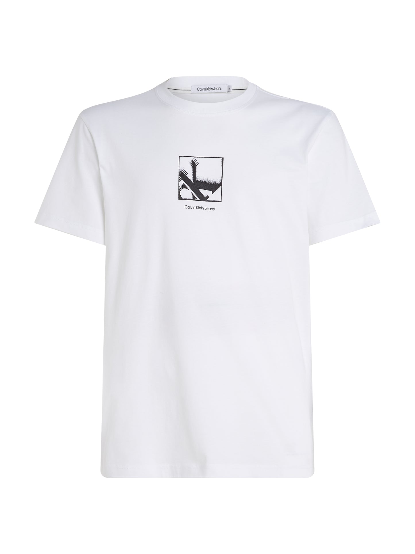 Grid Box T Shirt - Bright White