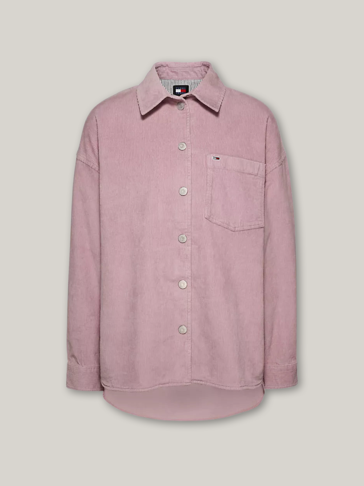 TJW WASHED CORD OVERSHIRT EXT - VALLEY GRAPE