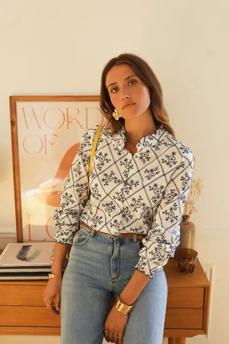 Annalise Embroidered Blouse