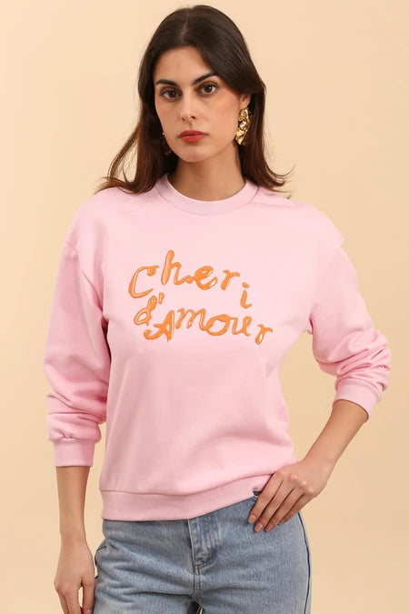 Cheri d’Amour Sweatshirt - Bubblegum
