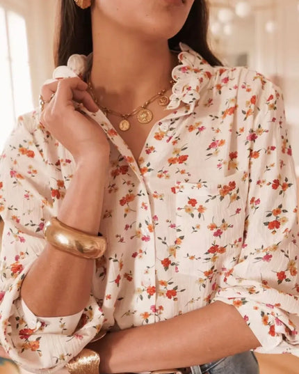 Amie Floral Print Blouse