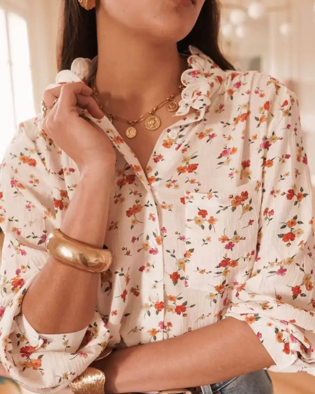 Amie Floral Print Blouse