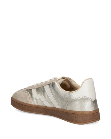 Cuzima Leather Sneakers - Gold