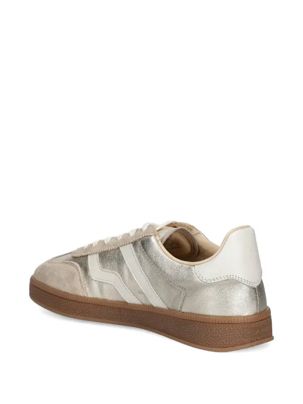 Cuzima Leather Sneakers - Gold