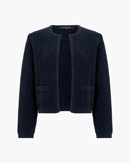 Noar Moss Stitch Cardigan - Navy