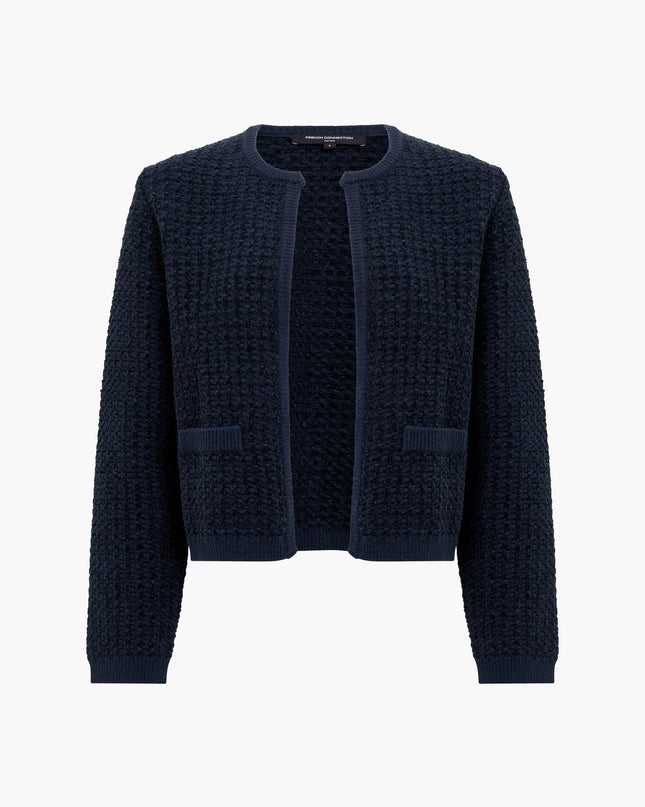 Noar Moss Stitch Cardigan - Navy