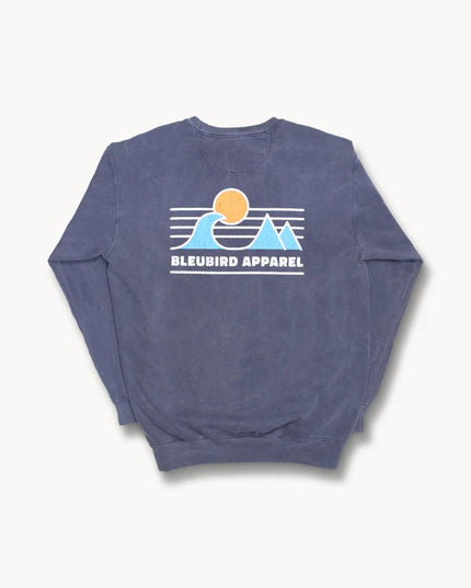 Denim Horizon Crew