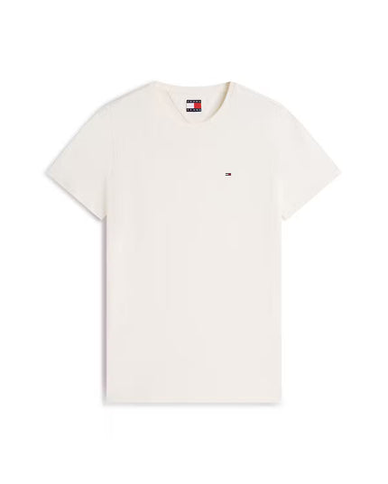 Tommy Jeans Extra Slim Flag T-Shirt - Calico