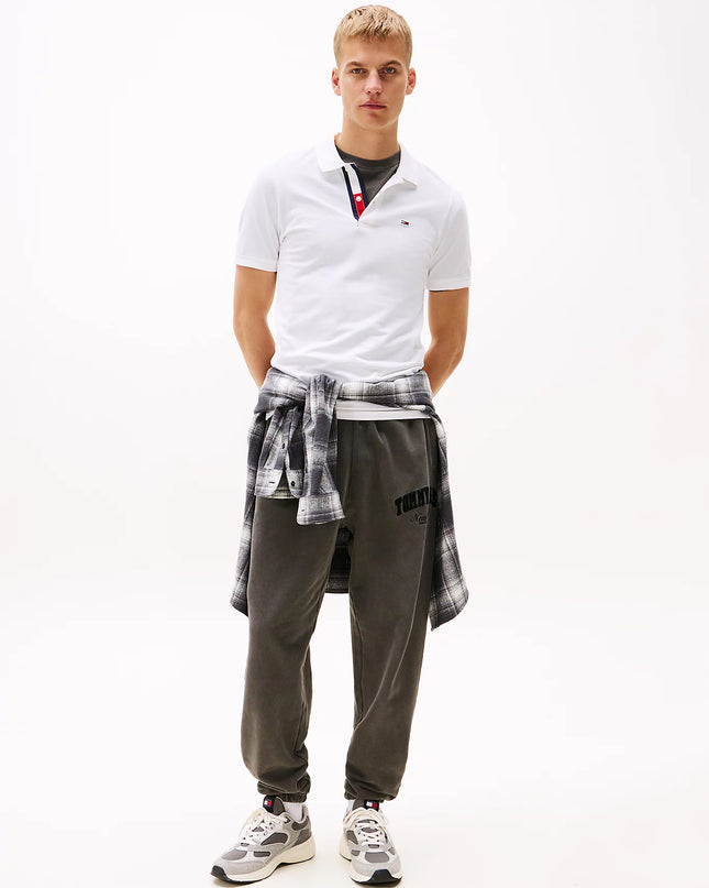 Pure Cotton Slim Fit Polo Shirt - White