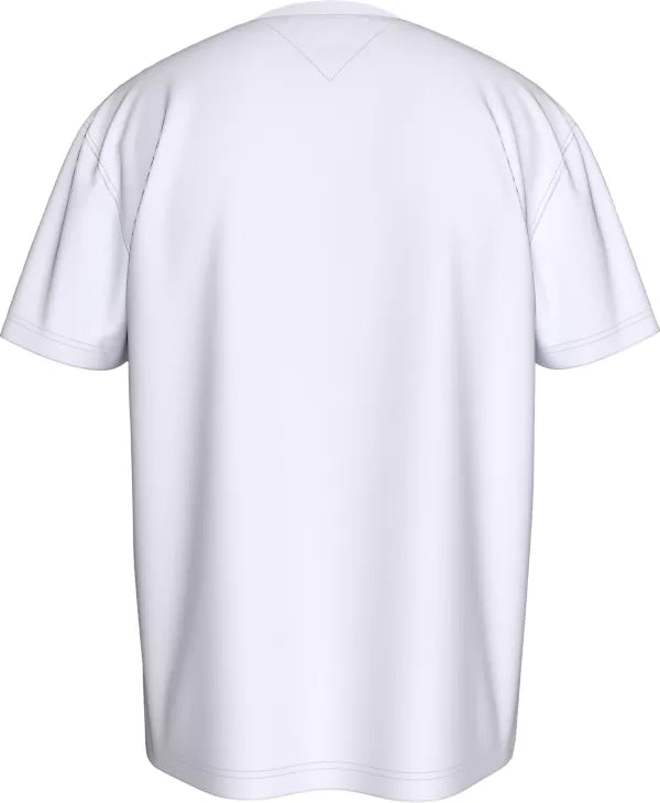 TJM REG LINEAR LOGO TEE EXT - WHITE