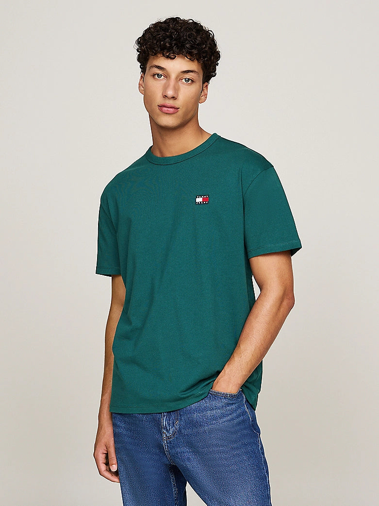 Tommy Jeans - Badge Crew Neck T-Shirt - Seawater Blue