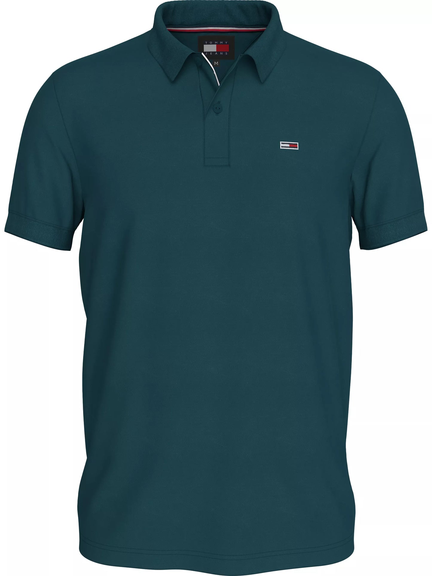 Tommy Jeans - Slim Placket Polo - Seawater Green