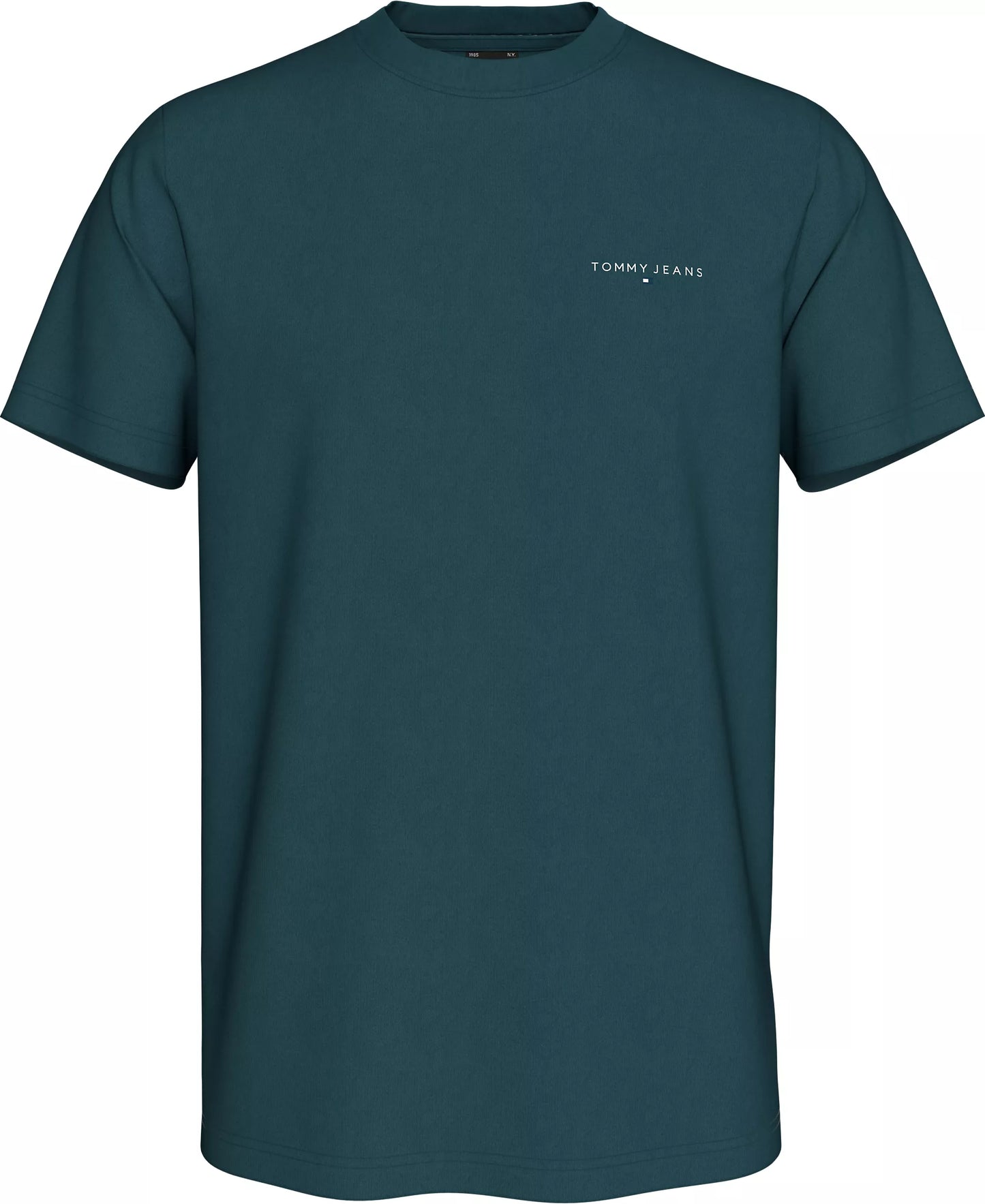 Tommy Jeans - Slim Linear Chest Logo Tee - Seawater Blue