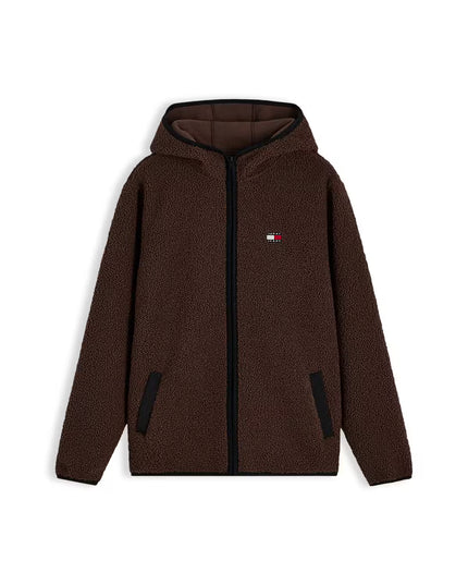 TJM Badge Teddy Jacket - Hemlock Brown