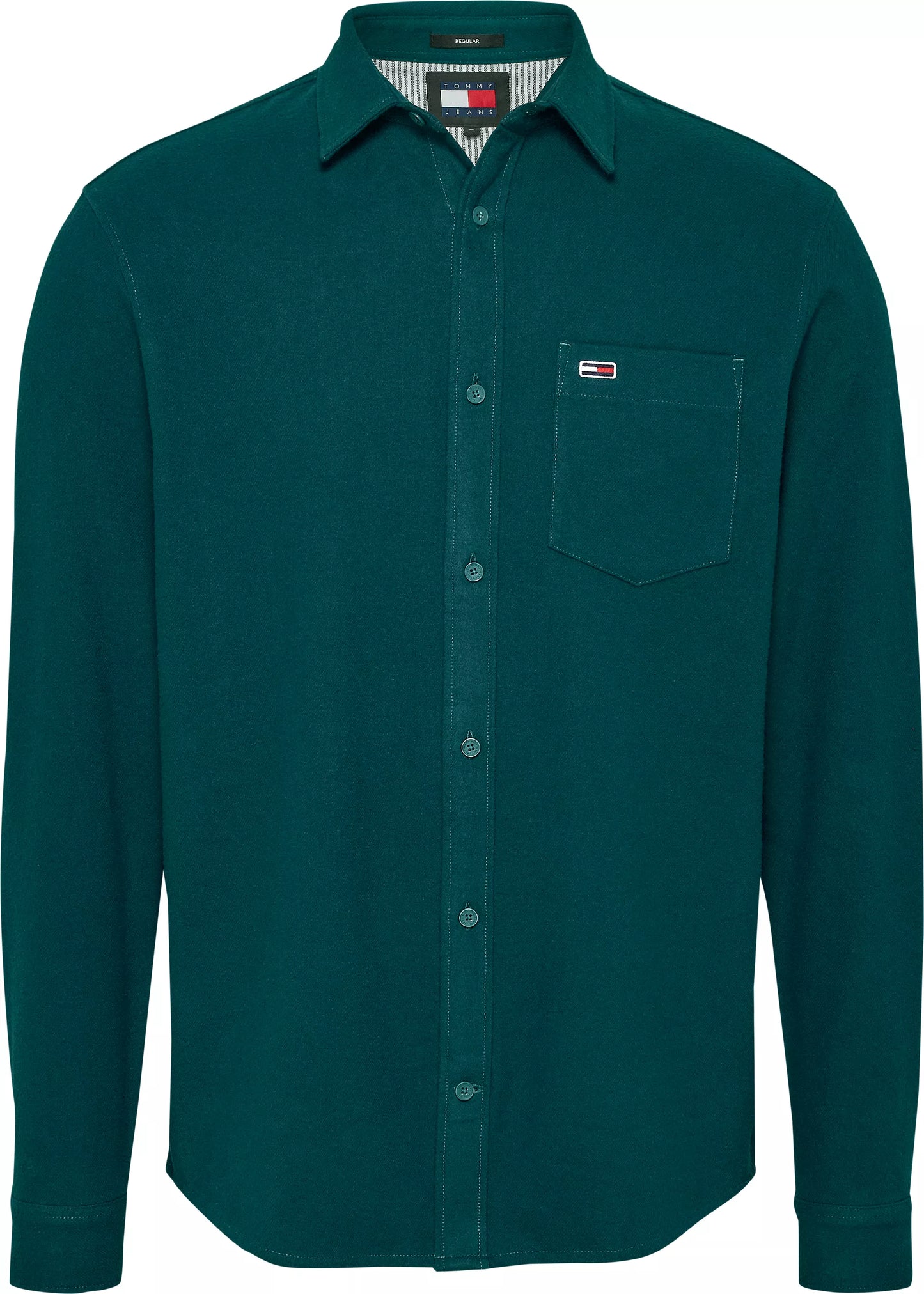 TJM Regular Flannel Shirt - Deep Seawater