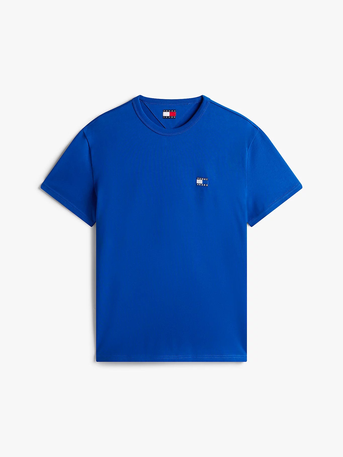 Tonal Tommy Badge Crew Neck T-Shirt - Vibrant Indigo Tonal