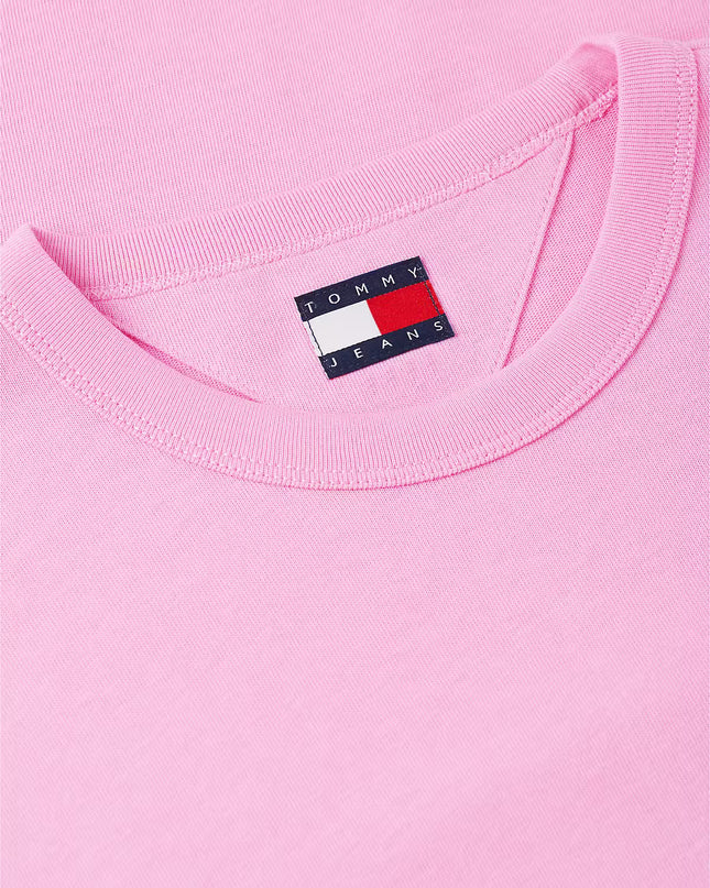 TJM Bagde Crew Neck T-Shirt - Pink Daisy