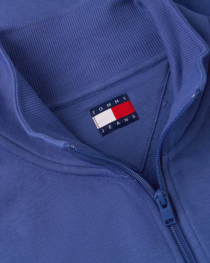 Fleece 1/4 Zip Mock Neck - Blue Storm