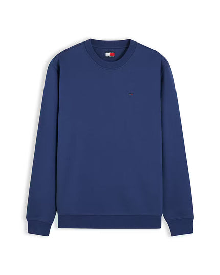 Regular Essential Fleece Crew Sweatshirt - Basic Navy