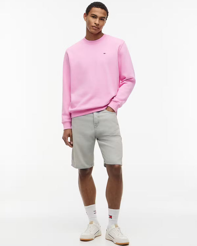 Tommy Jeans Brushed Fleece Sweatshirt - Pink Daisy