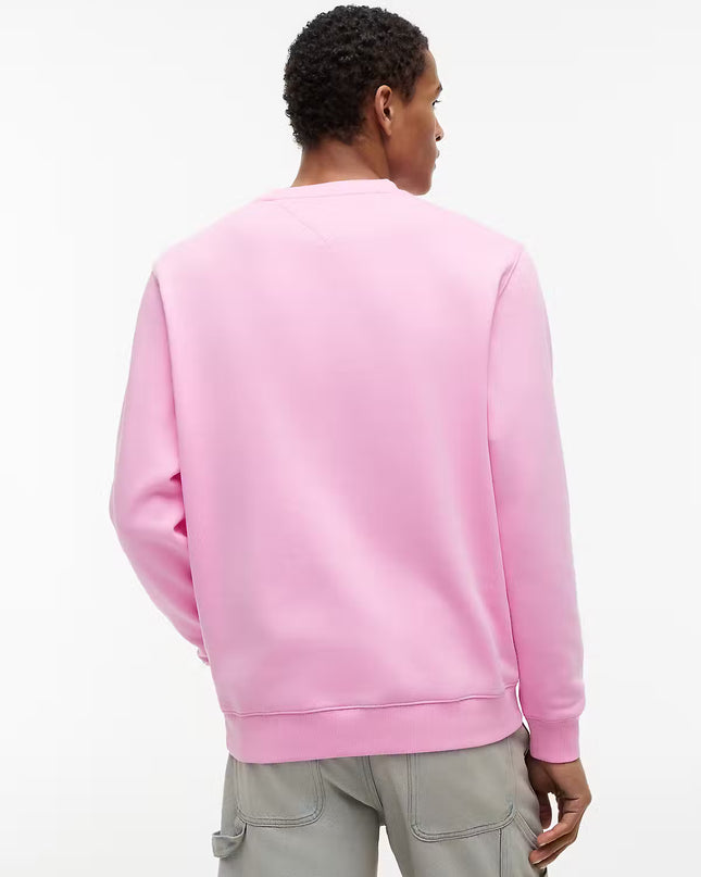 Tommy Jeans Brushed Fleece Sweatshirt - Pink Daisy