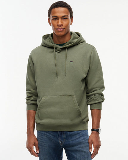 Flag Embroidery Fleece Drawstring Hoody Rocky Mountain