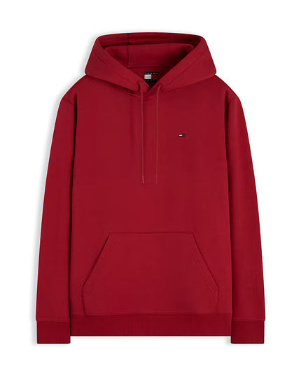 TJM Flag Embroidery Fleece Hoody - Noble Cherry