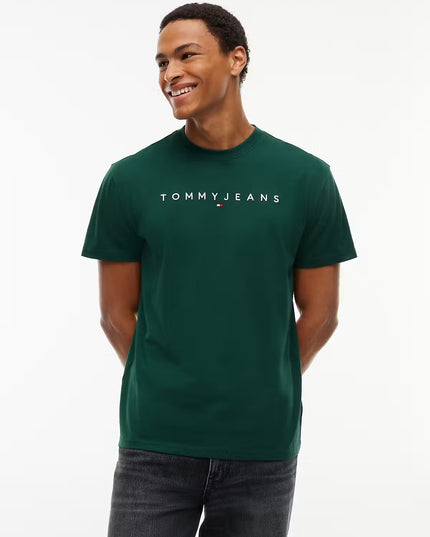 Linear Logo Jersey T-Shirt - Velvet Green