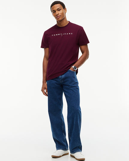 Linear Logo Jersey T-Shirt - Calypso Berry