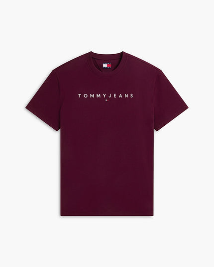 Linear Logo Jersey T-Shirt - Calypso Berry