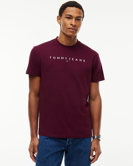 Linear Logo Jersey T-Shirt - Calypso Berry