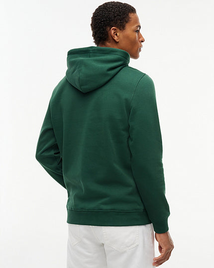Tommy Jeans Linear Logo Hoodie in Velvet Green