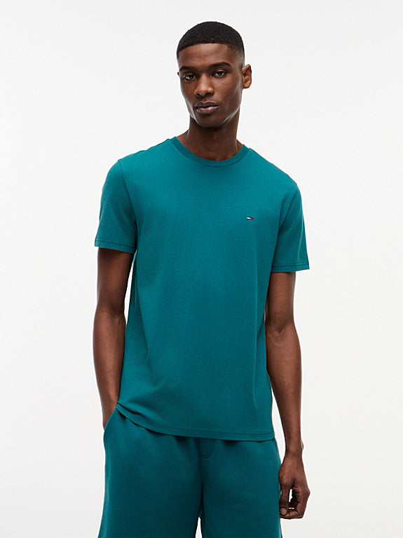 Tommy Jeans Slim T shirt - Polar Teal