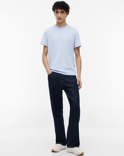 Tommy Jeans Slim Linear Logo T-Shirt - Moonlight Iris