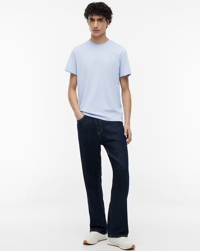 Tommy Jeans Slim Linear Logo T-Shirt - Moonlight Iris