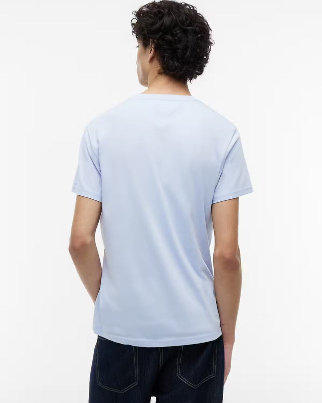 Tommy Jeans Slim Linear Logo T-Shirt - Moonlight Iris