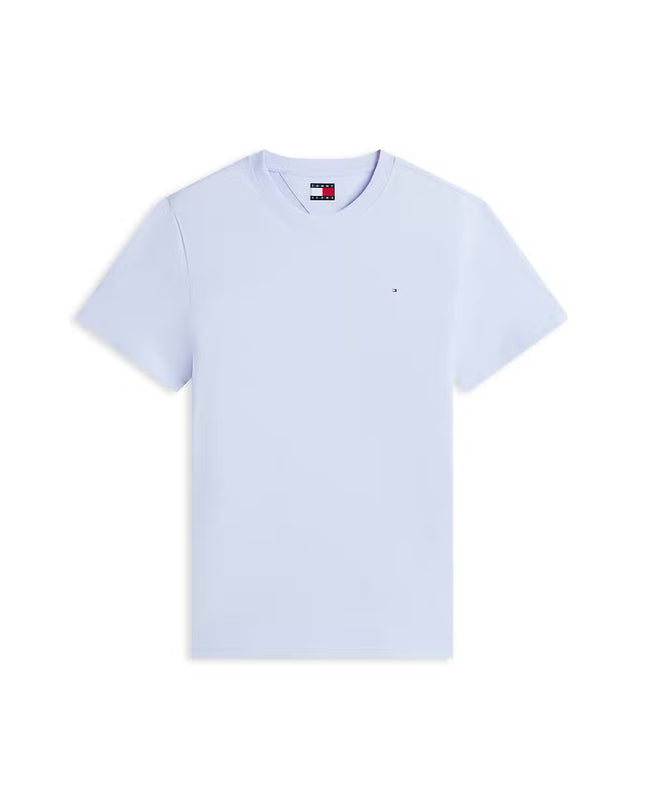 Tommy Jeans Slim Linear Logo T-Shirt - Moonlight Iris