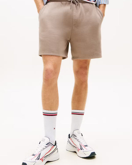 Tommy Brushed Fleece Beach Short - Ivy Mink