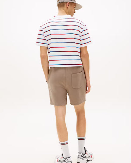 Tommy Brushed Fleece Beach Short - Ivy Mink