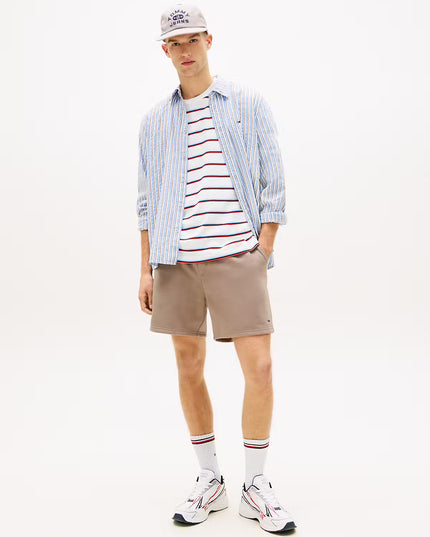 Tommy Brushed Fleece Beach Short - Ivy Mink