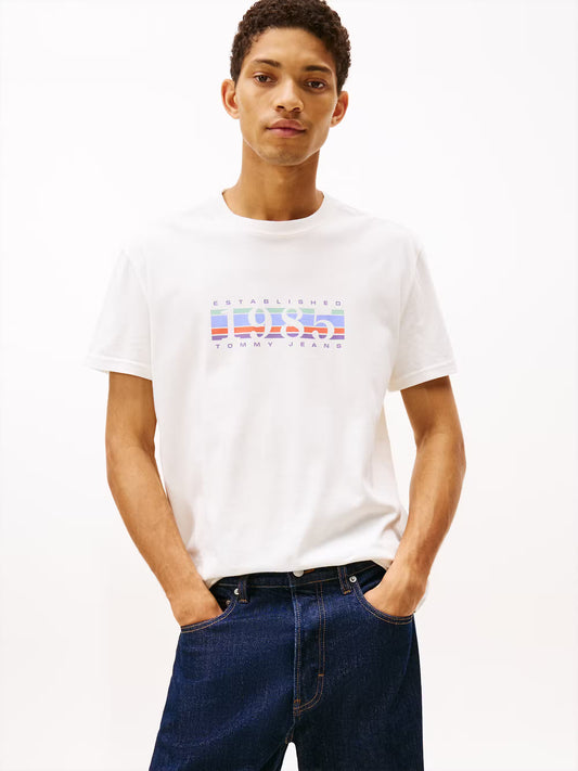 Regular 1985 Graphic T-Shirt - Ecru