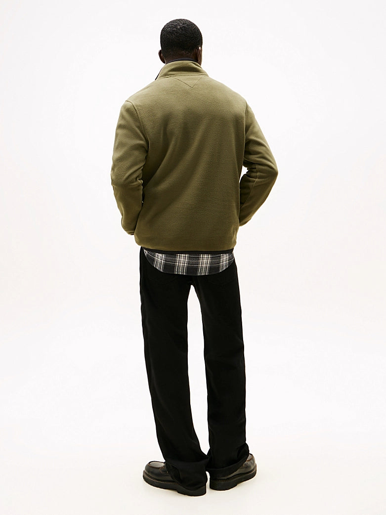 Flag Quarter-Zip Polar Fleece - Dark Greenery