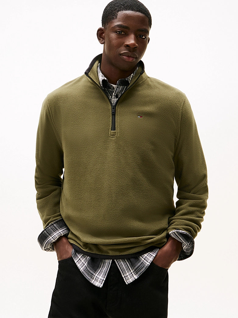 Flag Quarter-Zip Polar Fleece - Dark Greenery