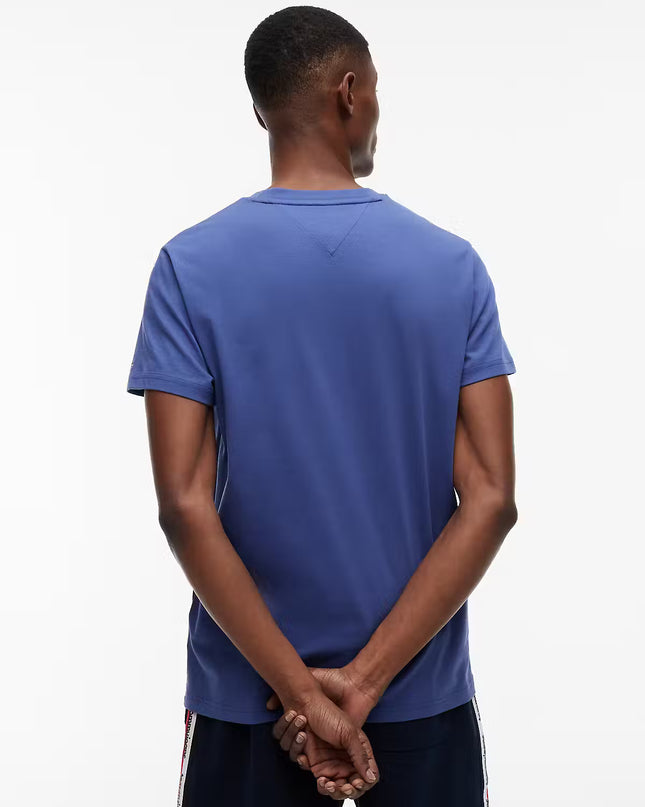 Slim Sign Chest SS T-Shirt - Blue Strom