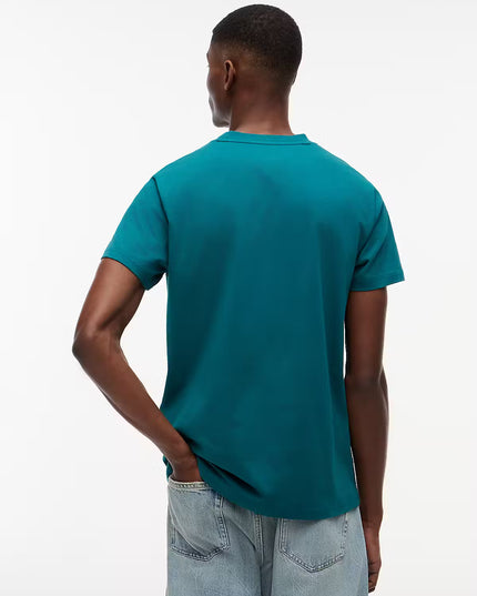 Tommy Jeans Signature Logo Slim T-Shirt - Polar Teal