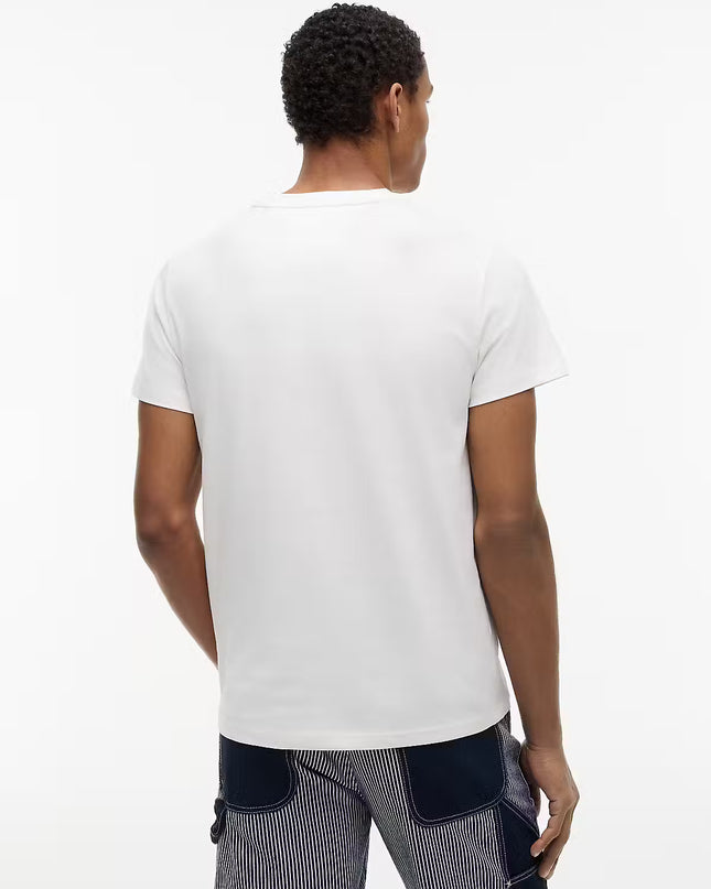 Tommy Jeans Signature Logo Slim T-Shirt - Ancient White