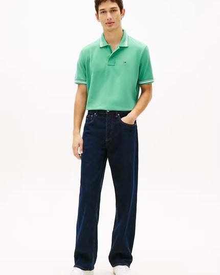TJM REG TIPPED POLO - Bahama Green