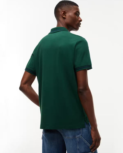 Tommy Flag Regular Fit Tippede Polo - Velvet Green