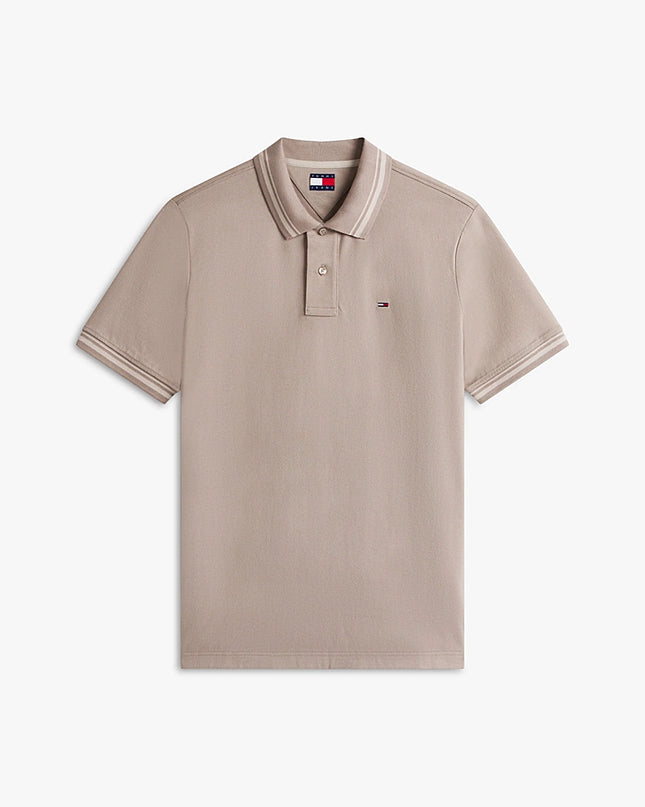 Regular Fit Tipped Polo Shirt - Ivy Mink